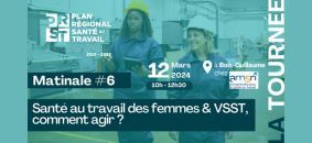 Tournée du PRST Normandie – Santé au travail des femmes et VSST, comment agir ?